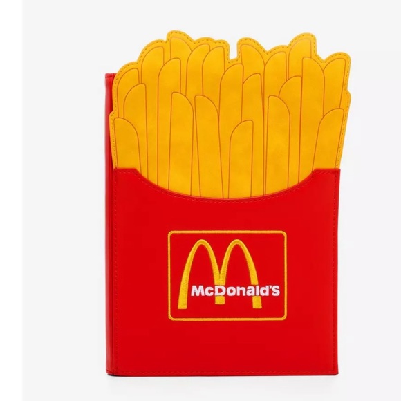 Loungefly McDonald's Fries Figural Vegan Leather Notebook - Picture 1 of 16